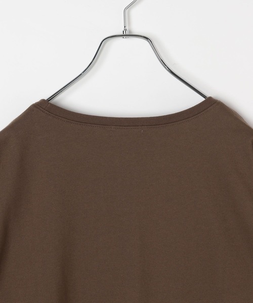 LEPSIM（レプシィム）の「サテンレースドッキングT　668376（Tシャツ/カットソー・レディース・ブラウン/オフホワイト/ホワイト×グリーン/ブラック・FREE）」の9枚目の写真