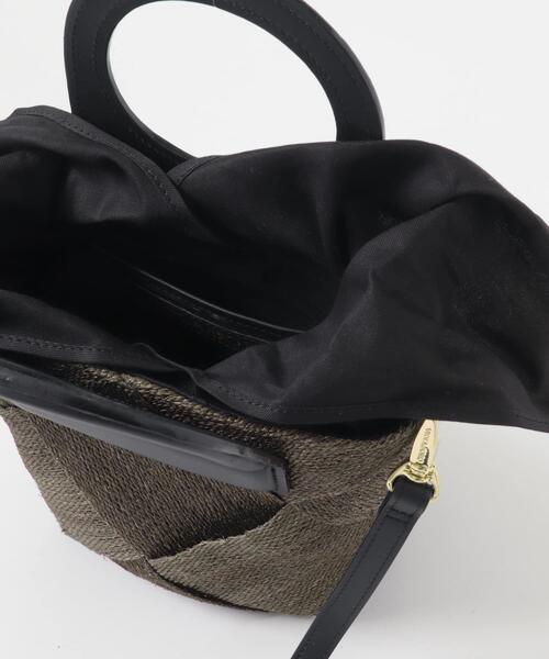 URBAN RESEARCH ROSSO WOMEN(アーバンリサーチ ロッソ)の「VIOLAd’ORO レザーハンドルアバカメッシュバッグ(ショルダーバッグ・レディース・ベージュ・-)」の9枚目の写真