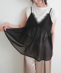 LIAN（リアン）の「レースシアーキャミ（キャミソール）」