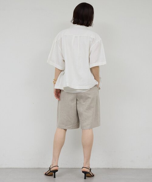 Dhritie(ドゥリティエ)の「【Dhritië】ヘムエンブロイダリーシャツ(シャツ/ブラウス・レディース・オフホワイト/ブラック・FREE)」の21枚目の写真