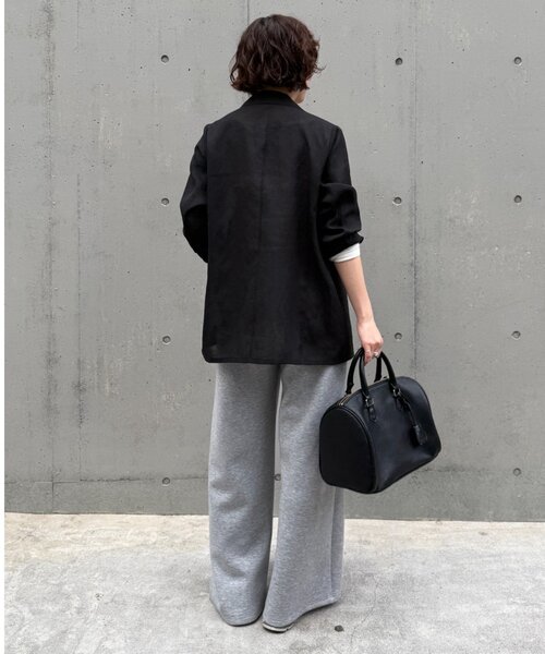 LOUNGEDRESS（ラウンジドレス）の「ドロストスウェットパンツ（スウェットパンツ・レディース・アイボリー/グレー・SMALL/MEDIUM）」の17枚目の写真