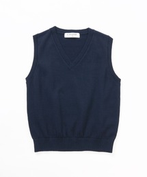 CHOPIN（ショパン）の「【 お受験 冠婚葬祭 】Vネックコットンベスト（90～130cm）（ベスト）」