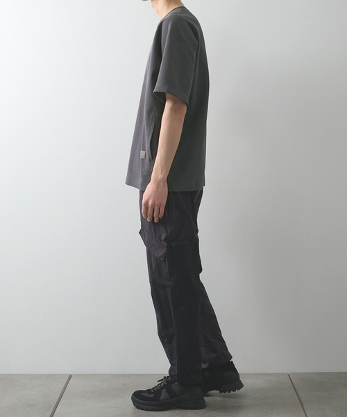 POLIQUANT(ポリクアント)の「【POLIQUANT/ポリクアント】別注 THE LINKED WAFFLE S/S TEE(Tシャツ/カットソー・メンズ・ブラック/ホワイト/ダークグレー・2/1/3/4)」の17枚目の写真