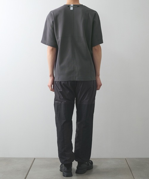 POLIQUANT(ポリクアント)の「【POLIQUANT/ポリクアント】別注 THE LINKED WAFFLE S/S TEE(Tシャツ/カットソー・メンズ・ブラック/ホワイト/ダークグレー・2/1/3/4)」の18枚目の写真