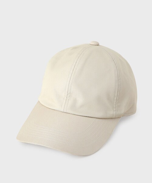 UNTITLED(アンタイトル)の「【撥水/UV】コットン混キャップ(キャップ・レディース・ベージュ/ブラック・99)」の2枚目の写真