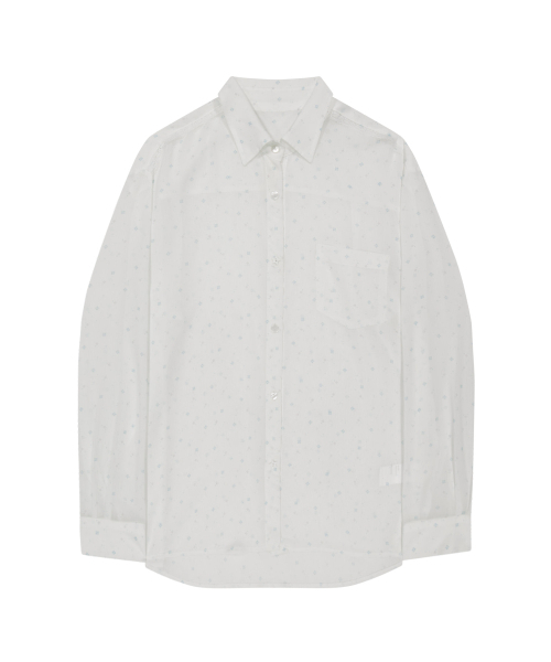 OJOS(オホス)の「Graphic Sheer Shirts / White(シャツ/ブラウス・レディース・その他・OS)」の8枚目の写真