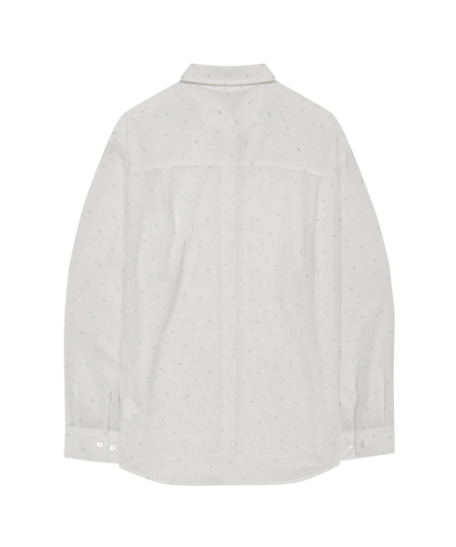 OJOS(オホス)の「Graphic Sheer Shirts / White(シャツ/ブラウス・レディース・その他・OS)」の7枚目の写真