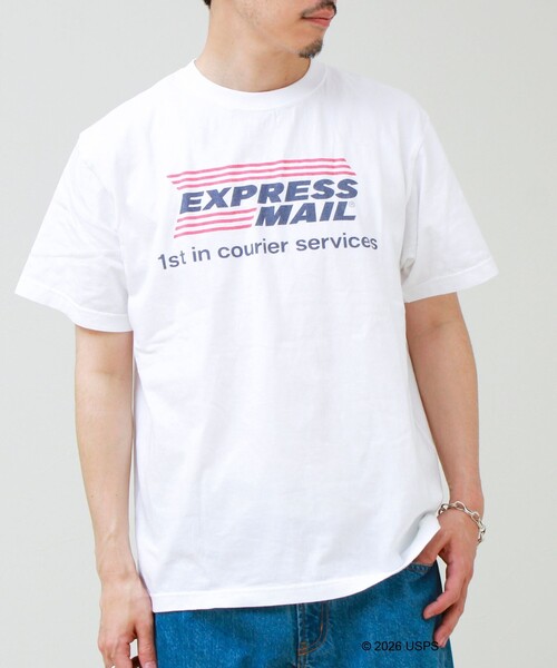 GOOD ROCK SPEED（グッドロックスピード）の「【GOOD ROCK SPEED】USPS ロゴTシャツ（Tシャツ/カットソー・メンズ・ホワイト系その他2/ホワイト系その他3・M/L）」の2枚目の写真