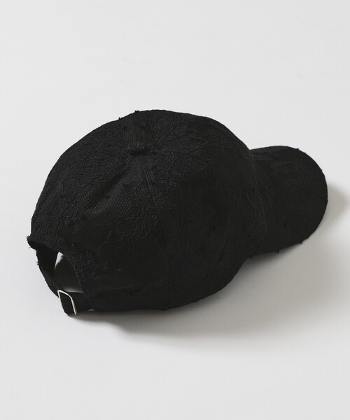 Firsthand(ファーストハンド)の「VIVIANO × Firsthand/ヴィヴィアーノ 別注 Lace Baseball Cap / レース ベースボール キャップ(キャップ・レディース・ブラック・FREE)」の6枚目の写真