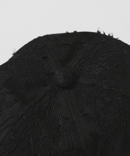 Firsthand(ファーストハンド)の「VIVIANO × Firsthand/ヴィヴィアーノ 別注 Lace Baseball Cap / レース ベースボール キャップ(キャップ・レディース・ブラック・FREE)」の8枚目の写真