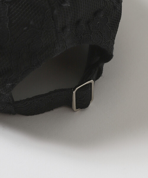 Firsthand(ファーストハンド)の「VIVIANO × Firsthand/ヴィヴィアーノ 別注 Lace Baseball Cap / レース ベースボール キャップ(キャップ・レディース・ブラック・FREE)」の9枚目の写真