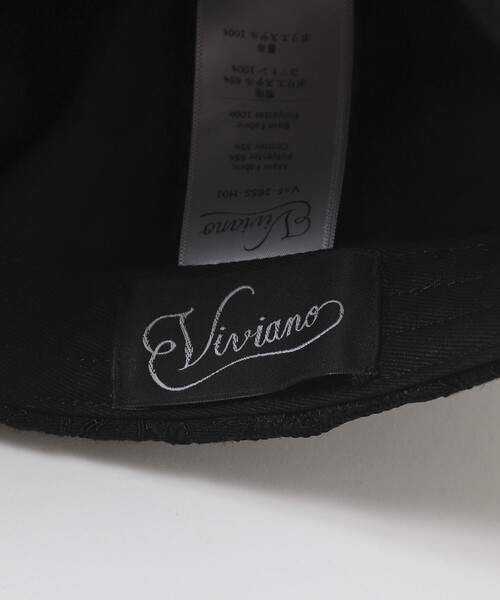 Firsthand(ファーストハンド)の「VIVIANO × Firsthand/ヴィヴィアーノ 別注 Lace Baseball Cap / レース ベースボール キャップ(キャップ・レディース・ブラック・FREE)」の11枚目の写真