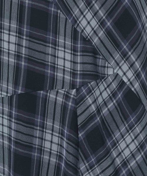 JEANASIS（ジーナシス）の「Vネックチェックワンピース/668417（ワンピース・レディース・ネイビー系/レッド系その他・FREE）」の10枚目の写真