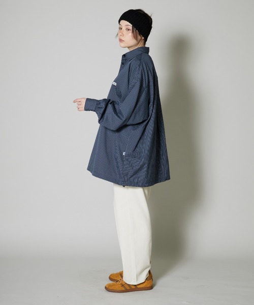 OK YESTERDAY(オッケーイエスタデイ)の「プルオーバーシャツ(シャツ/ブラウス・レディース・ブラック×ホワイト/ブラック/ネイビー/ブルー・L/M)」の10枚目の写真