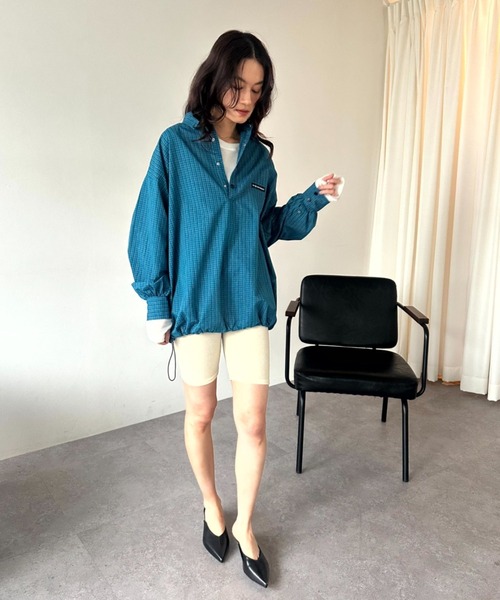 OK YESTERDAY(オッケーイエスタデイ)の「プルオーバーシャツ(シャツ/ブラウス・レディース・ブラック×ホワイト/ブラック/ネイビー/ブルー・L/M)」の22枚目の写真
