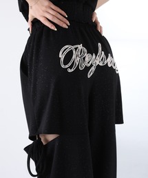 【セットアップ可能】【SMサイズ展開あり】サイドカットリボンスウェットパンツ