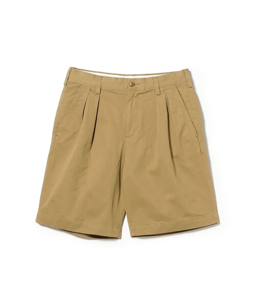 BEAMS(ビームス)の「ワイド チノ ショーツ【リラックスフィット】(その他パンツ・メンズ・ブラック/ベージュ/ネイビー・S/M/L/XL)」の2枚目の写真