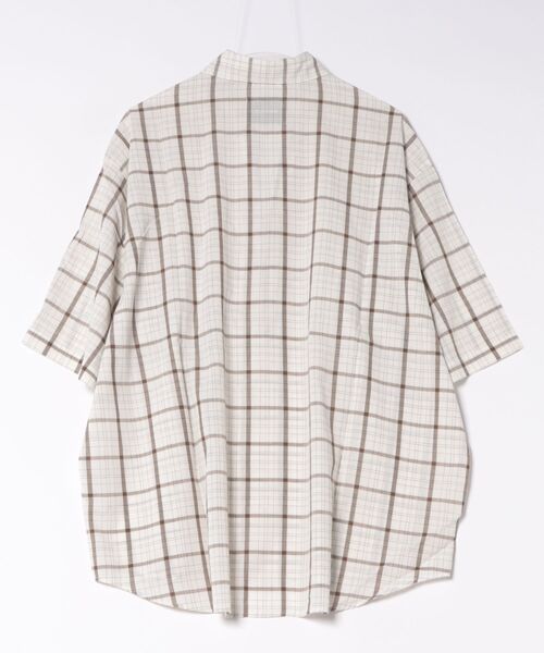 MILITARY(ミリタリー)の「【MAISON CLUB】Relax Skipper Check Shirt / リラックススキッパーチェックシャツ(シャツ/ブラウス・メンズ・ブラウン/ホワイト・L/M)」の15枚目の写真