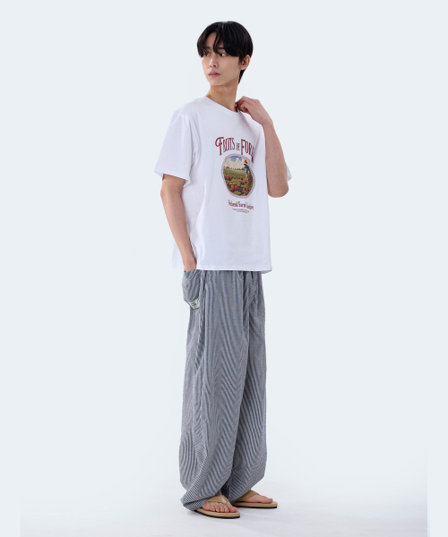 GHOST REPUBLIC(ゴーストリパブリック)の「ヴィンテージパームグラフィック半袖Tシャツ2カラーGT-385(Tシャツ/カットソー・レディース・ホワイト/ブラック・MEDIUM/LARGE/X-LARGE)」の7枚目の写真