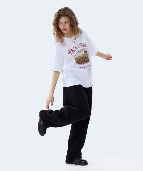 GHOST REPUBLIC(ゴーストリパブリック)の「ヴィンテージパームグラフィック半袖Tシャツ2カラーGT-385(Tシャツ/カットソー・レディース・ホワイト/ブラック・MEDIUM/LARGE/X-LARGE)」の12枚目の写真