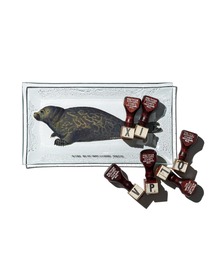 PUEBCO（プエブコ）の「PRINTED GLASS TRAY / Seal（ステーショナリー）」