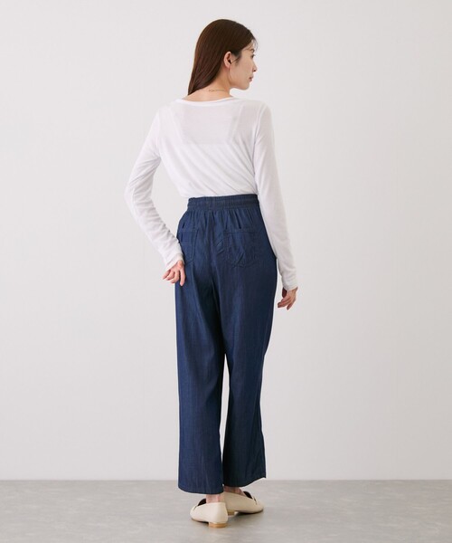 Jayro(ジャイロ)の「テンセルデニムイージーパンツ(デニムパンツ・レディース・ブルー系その他6/ネイビー/ブルー系その他4・M)」の11枚目の写真