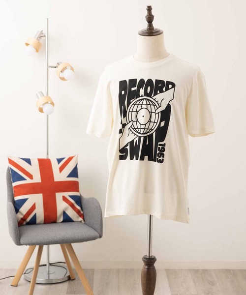 Ben Sherman(ベンシャーマン)の「レコードスワップTシャツ(Tシャツ/カットソー・メンズ・アイボリー・LARGE)」の8枚目の写真