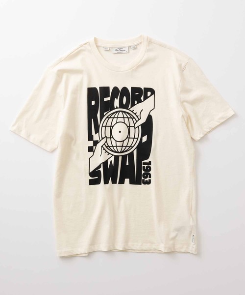 Ben Sherman(ベンシャーマン)の「レコードスワップTシャツ(Tシャツ/カットソー・メンズ・アイボリー・LARGE)」の11枚目の写真