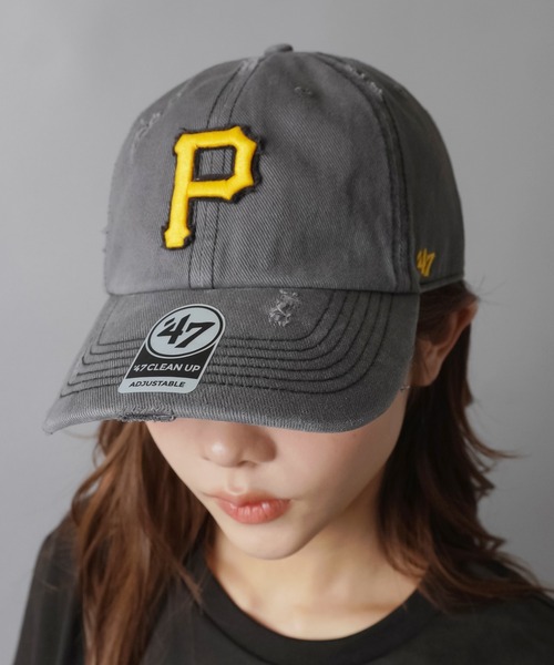 帽子 Dala 47/フォーティーセブン】ダメージローキャップ/MLB（キャップ）｜'47