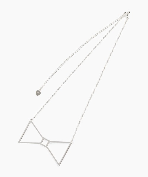 LAD MUSICIAN(ラッドミュージシャン)の「BOW TIE NECKLACE(ネックレス・メンズ・シルバー/ブラック・FREE)」の2枚目の写真