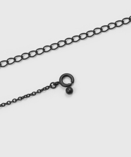 LAD MUSICIAN(ラッドミュージシャン)の「BOW TIE NECKLACE(ネックレス・メンズ・シルバー/ブラック・FREE)」の4枚目の写真