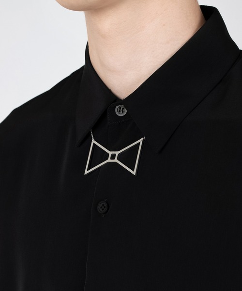 LAD MUSICIAN(ラッドミュージシャン)の「BOW TIE NECKLACE(ネックレス・メンズ・シルバー/ブラック・FREE)」の9枚目の写真