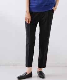 【XS-XL/着丈選べる】細見えストレッチテーパードパンツ