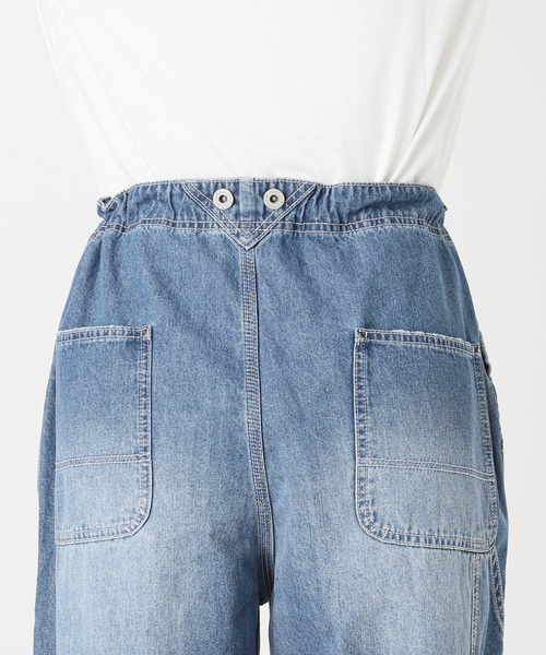 FRAMeWORK(フレームワーク)の「JOHNBULL/ジョンブル ライトデニムビブレスワークパンツ(デニムパンツ・レディース・ブルー系その他・SMALL/MEDIUM)」の4枚目の写真