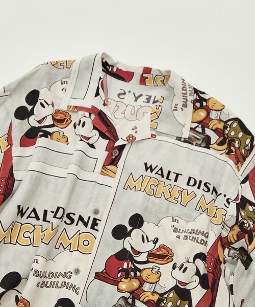 PORTER CLASSIC(ポータークラシック)の「【PORTER CLASSIC/ポータークラシック】DP-024-3964-0099/MLT/DSNY V_ALOHA SHIRT/MKY&MIN(シャツ/ブラウス・メンズ・マルチ・M/L)」の2枚目の写真