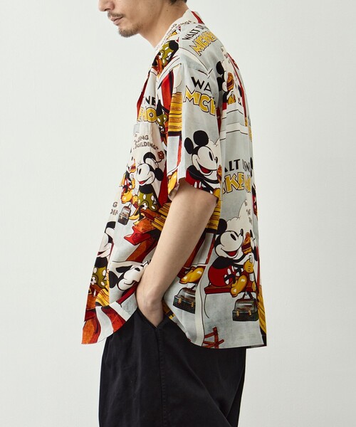 PORTER CLASSIC(ポータークラシック)の「【PORTER CLASSIC/ポータークラシック】DP-024-3964-0099/MLT/DSNY V_ALOHA SHIRT/MKY&MIN(シャツ/ブラウス・メンズ・マルチ・M/L)」の6枚目の写真