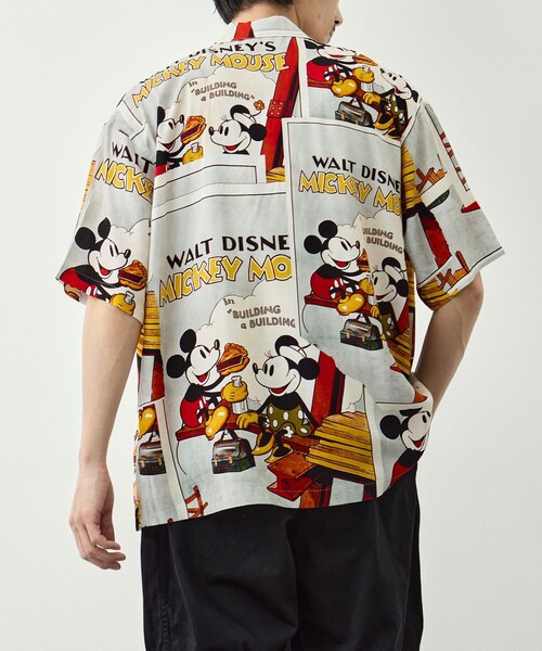 PORTER CLASSIC(ポータークラシック)の「【PORTER CLASSIC/ポータークラシック】DP-024-3964-0099/MLT/DSNY V_ALOHA SHIRT/MKY&MIN(シャツ/ブラウス・メンズ・マルチ・M/L)」の7枚目の写真