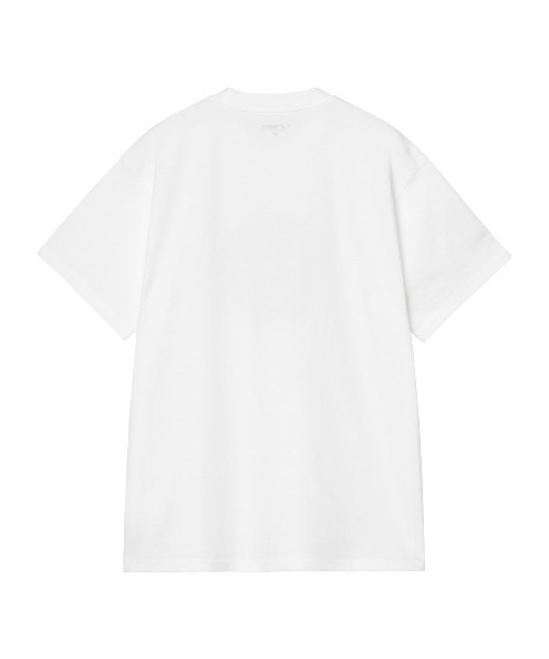 Carhartt WIP（カーハートダブリューアイピー）の「Carhartt WIP S/S SPOILED T-SHIRT（カーハートワークインプログレス ショートスリーブ スポイルド Tシャツ）（Tシャツ/カットソー・メンズ・ホワイト/ブラック・X-LARGE/LARGE/MEDIUM/SMALL）」の3枚目の写真