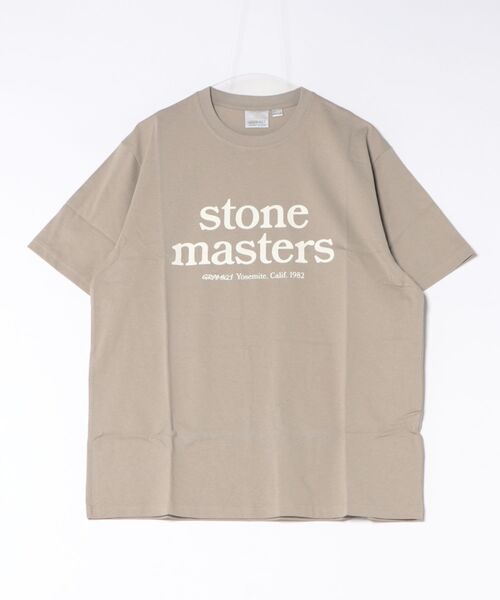 Gramicci(グラミチ)の「【GRAMICCI】STONEMASTERS TEE(Tシャツ/カットソー・メンズ・ホワイト/カーキ・LARGE)」の1枚目の写真