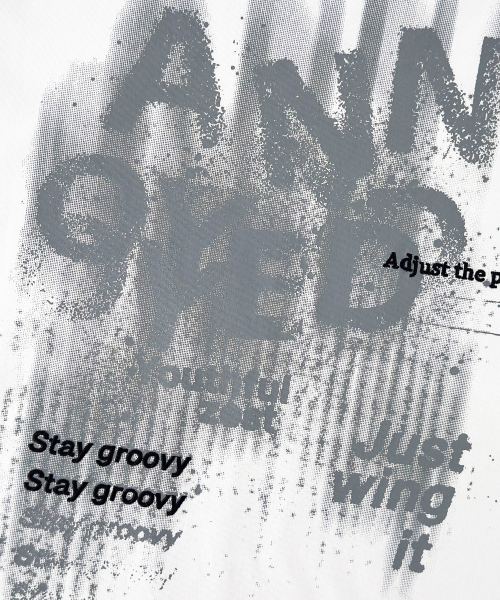 ANNOYED(アノイド)の「グランジペインティンググラフィック半袖LQ2TU302_WHITE(Tシャツ/カットソー・メンズ・その他・95/100/105)」の4枚目の写真