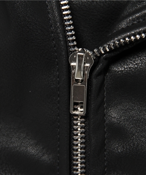 OUTLET(アウトレット)の「【IKUMI】FAKELEATHERJACKET(その他アウター・レディース・ブラック・FREE)」の10枚目の写真