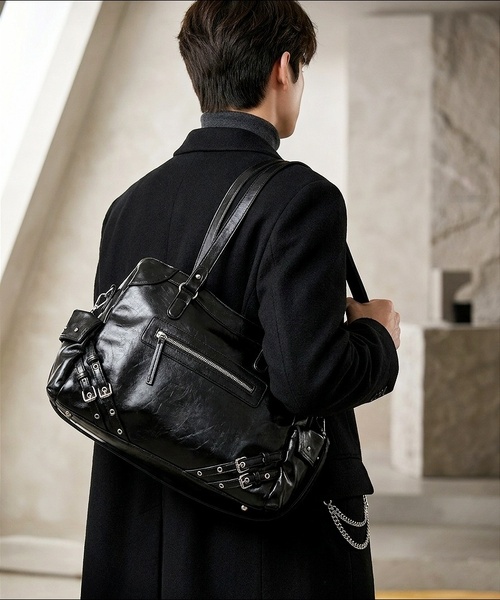 Burner（バーナー）の「【OKUOKU　0909】ショルダーバッグ oku-bag-83-43【RBTS】（ショルダーバッグ・メンズ・ブラック・FREE）」の3枚目の写真