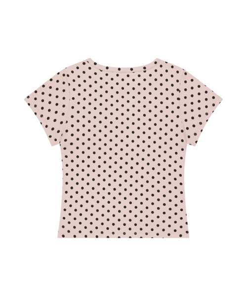 ILLIGO（イリゴ）の「129ドットフィッテッドTシャツピンクドット（Tシャツ/カットソー・レディース・その他・OS）」の5枚目の写真