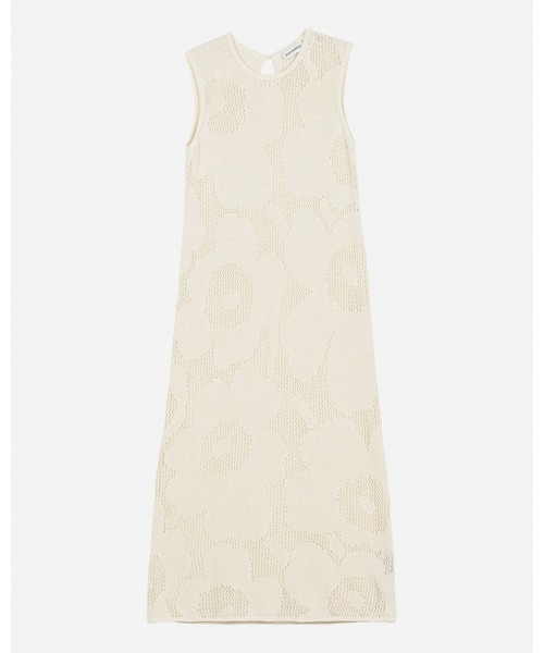 marimekko（マリメッコ）の「Luonnos Unikko / knit dress（ワンピース・レディース・ホワイト・SMALL/LARGE/MEDIUM）」の5枚目の写真