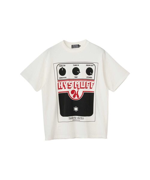 HYSTERIC GLAMOUR（ヒステリックグラマー）の「HYS MUFF Tシャツ（Tシャツ/カットソー・メンズ・ホワイト/ピンク/ブラック・X-LARGE/LARGE/MEDIUM/SMALL）」の2枚目の写真