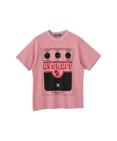 HYSTERIC GLAMOUR（ヒステリックグラマー）の「HYS MUFF Tシャツ（Tシャツ/カットソー・メンズ・ホワイト/ピンク/ブラック・X-LARGE/LARGE/MEDIUM/SMALL）」の3枚目の写真