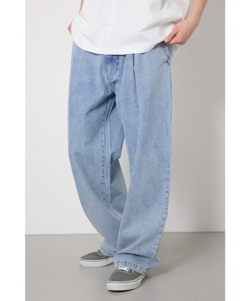 RODEO CROWNS WIDE BOWL(ロデオクラウンズワイドボウル)の「Coolist Denim ワイドパンツ(その他パンツ・メンズ・ネイビー/ライトブルー/グレー・MEDIUM/LARGE)」の3枚目の写真