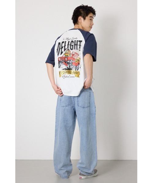 RODEO CROWNS WIDE BOWL(ロデオクラウンズワイドボウル)の「Coolist Denim ワイドパンツ(その他パンツ・メンズ・ネイビー/ライトブルー/グレー・MEDIUM/LARGE)」の5枚目の写真
