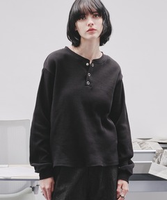 WAFFLE HENLEY T-SHIRT/ワッフルヘンリーネックTシャツ（Tシャツ