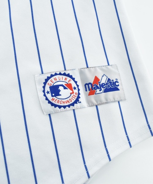 NBA/NFL/NHL/MLB(エヌビーエーエヌエフエルエヌエイチエルエムエルビー)の「【USED】90’s Majestic “MLB Chicago Cubs” ゲームシャツ(シャツ/ブラウス・メンズ・ホワイト・X-LARGE)」の3枚目の写真